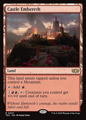 Castle Embereth 347 R Normal TDC MTG NM