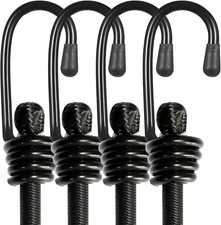 Bungee Cords with Hooks, Heavy Duty Outdoor Elastic Bungee Straps，No Odour Indus