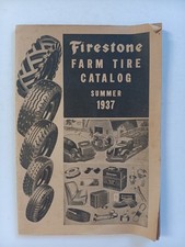Vintage 1937 Firestone Farm Tire Sales Catalog Summer Advertisement