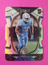 2022 Panini Select #59 Josh Paschal Rookie Detroit Lions Silver Die-Cut Prizm