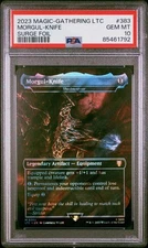 PSA 10 Morgul-knife (Shadowspear) SURGE FOIL #383 | LTC LOTR Commander | MTG