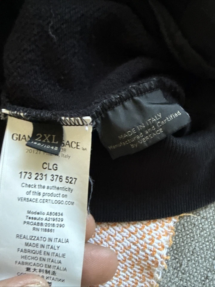 Sudadera con capucha Versace Cherubines con cremallera ***Pieza de archivo*** Foto 3 de 4