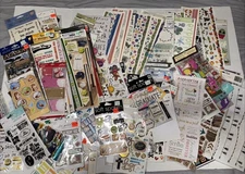 Junk Journal Sticker Lot Scrapbooking 100+ Pks 3D Jolees Creative Memories
