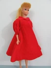 Vintage Barbie Doll Clothes 1962-65 VELVET COAT for Red Flare #939 - TAGGED