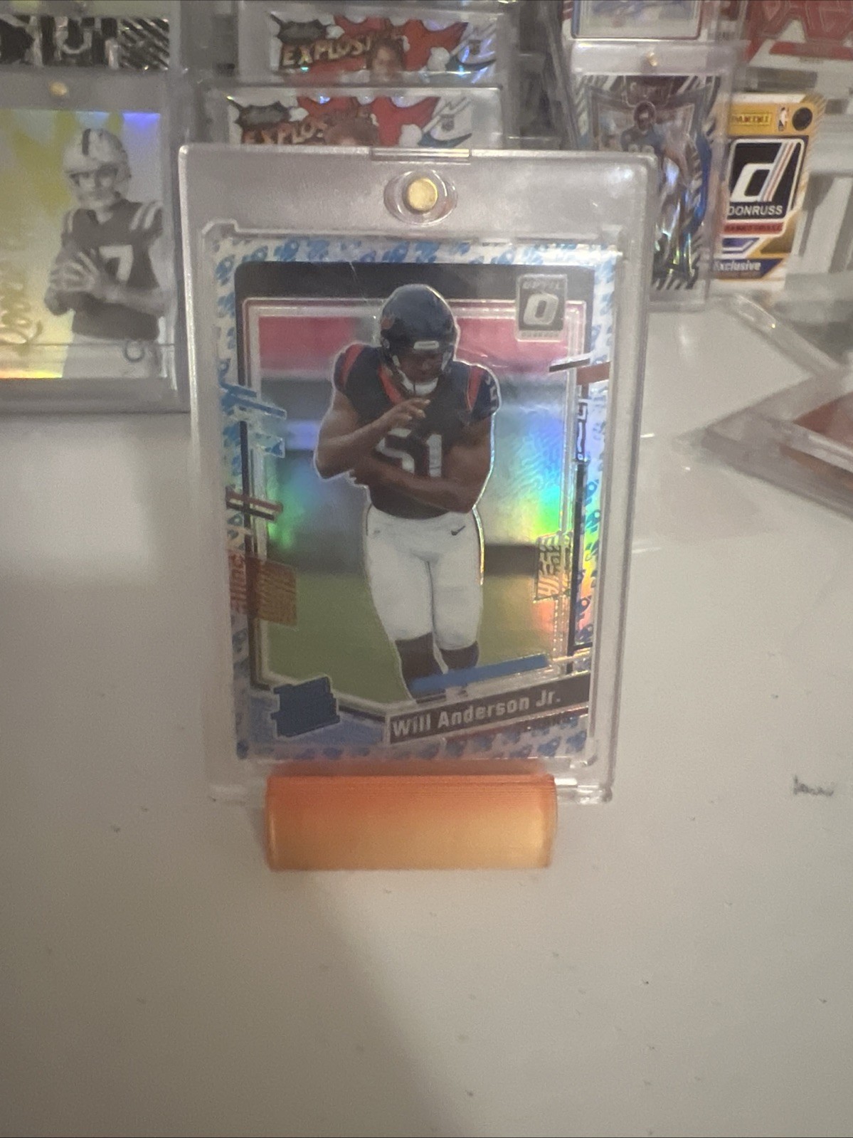 2023 Panini Donruss Optic - Rated Rookie Will Anderson #246 Rocket Prizm (RC)