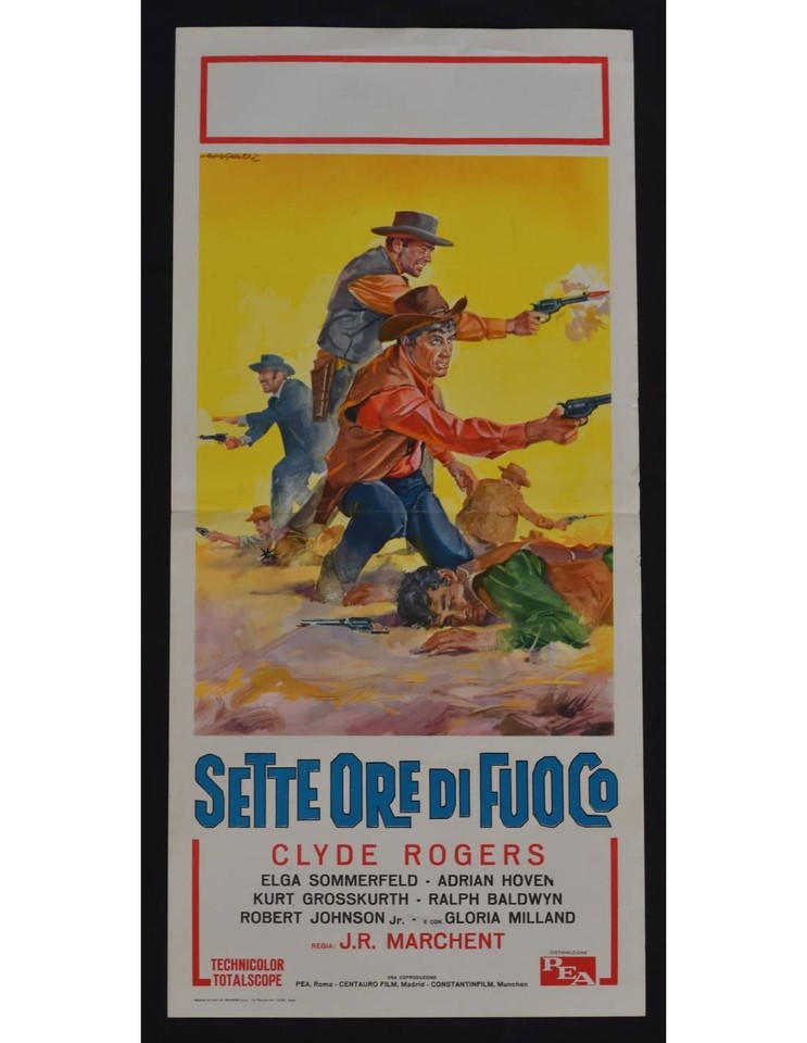 Locandina di Sette ore di fuoco (1964)