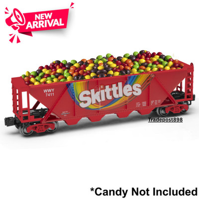 Novelty O-Gauge Skittles Red Hopper, Trains Accessory, Cars, Limited Edition NEW