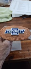 1928 Chevy Radiator Emblem Medalion With Bronze Back Plate 28 Bowtie C-8212-b