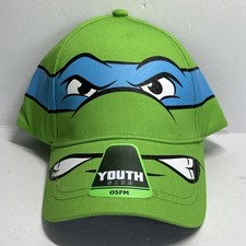 Teenage Mutant Ninja Turtles Leonardo Baseball Hat OSFM SnapBack Kids NWT