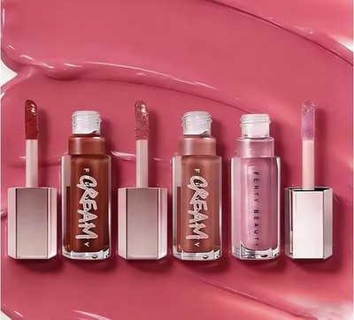 Fenty Beauty Gloss Bomb Lip Gloss Plumper Shine Glitter Liquid Lipstick Makeup