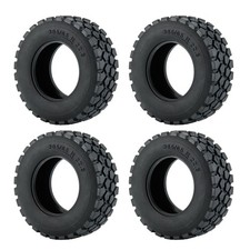 4pcs Rubber Wheel Tires Tyres For Tamiya 114 Tractor Truck Trailer Rc Car