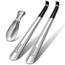 Shoe Horn Long Handle for Seniors Men Women,Metal Long Shoehorn Boot Horn 16....