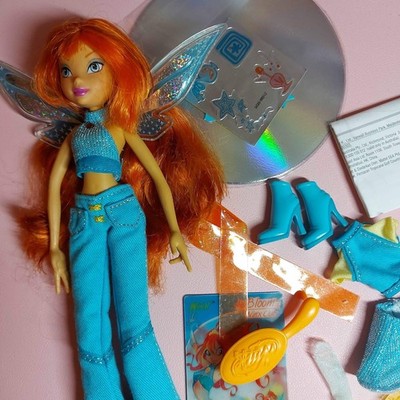 Winx Club Bloom 2004 first Edition complete set electronics work and LIGHTS UP