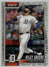 2026 Topps Series 1 Base Card #209 Riley Greene Spring Training Foil Parallel