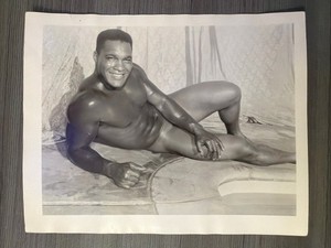 Vintage | Original Print | AMG | Bob Mizer | 4X5 | Photo | Gay Posing Strap Era