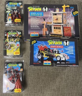 Spawn Toy Special Edition  Alley Set Mobile Violator Medieval 1994 Sealed New!