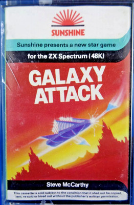 SINCLAIR ZX SPECTRUM -- GALAXY ATTACK (SUNSHINE)