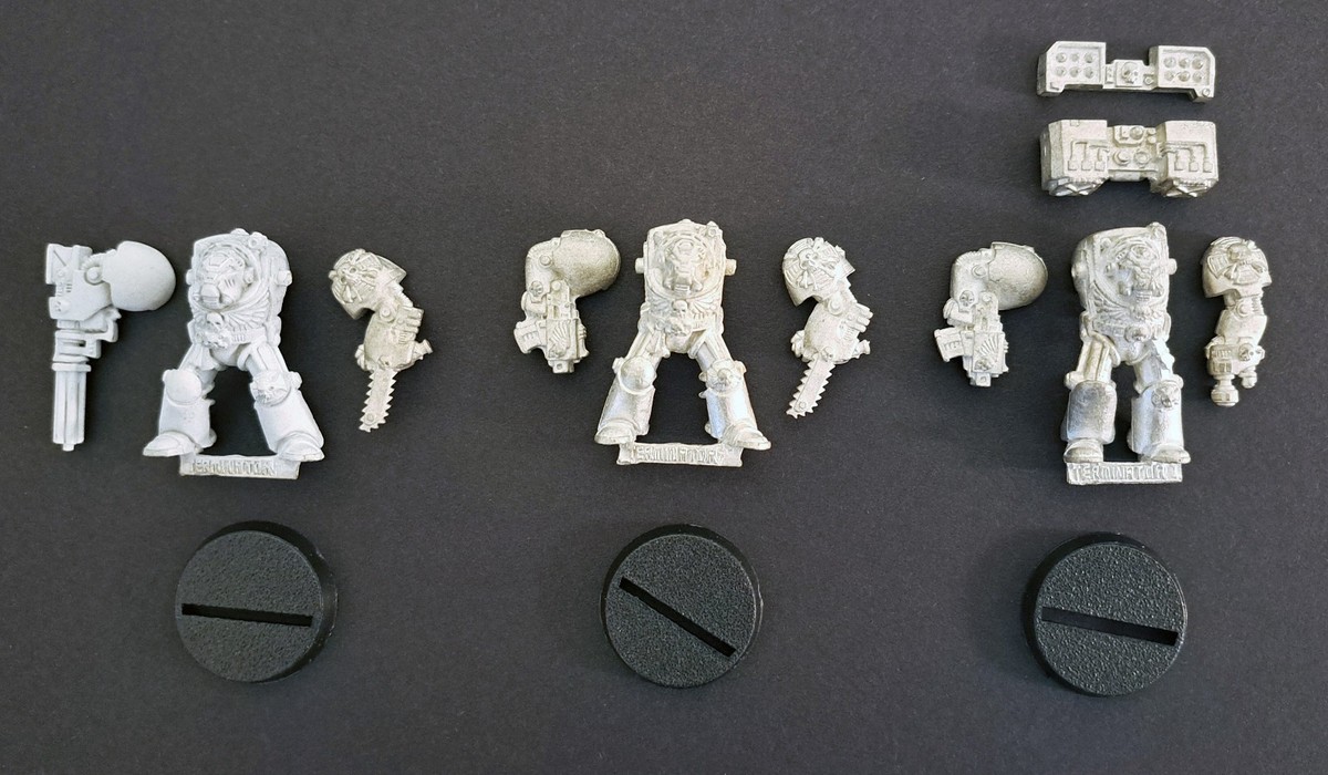 Figurine Warhammer 40k – Techmarine Space Marine Métal – 3e édition 1994 – Games Workshop