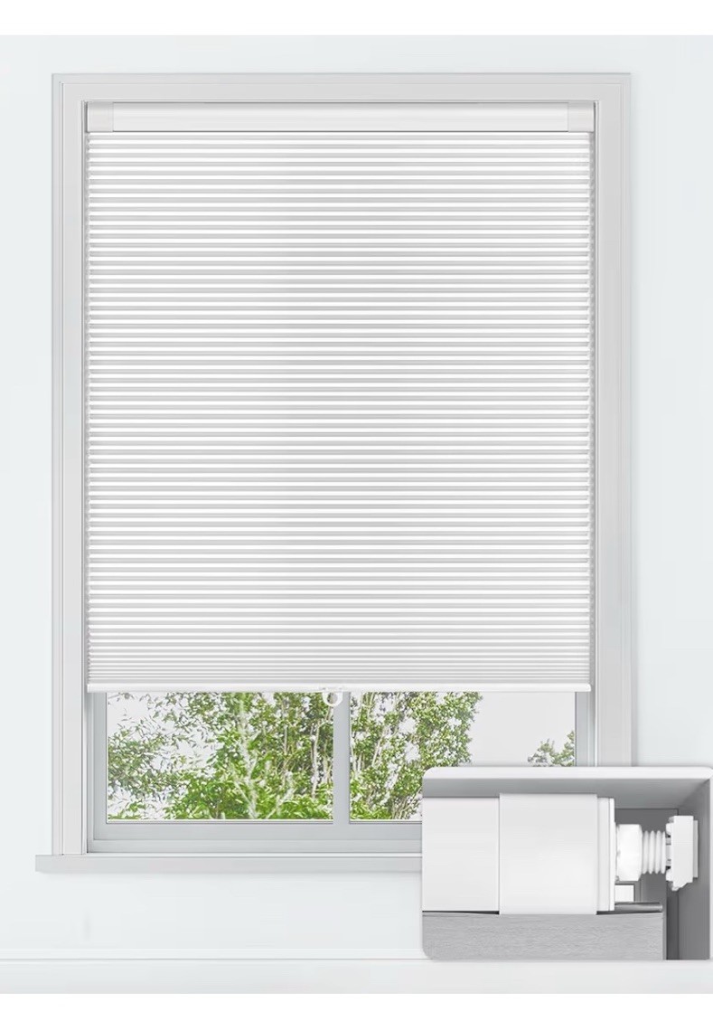 Nodrillblackoutcellularblinds 30&rdquo;x64&rdquo; White