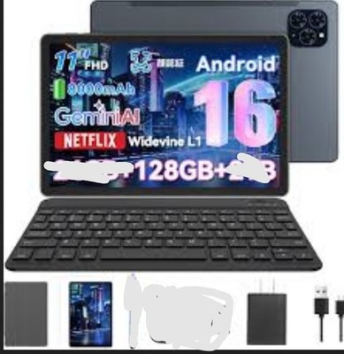 Tabwee T90 tablet 128gb storage , 4gb ram  New - Excellent, Budget, Android 16 