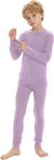 Unisex Kids 100 Merino Wool Base Layer Set Thermal Underwear Sets for Girls and
