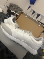 Image of Men’s HUGO Icelin Runn Trainers White Uk 9.5 Brand New
