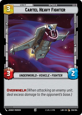 Cartel Heavy Fighter - A Lawless Time - Star Wars Unlimited