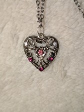 Lot Of Homemade Silvertone Necklaces
