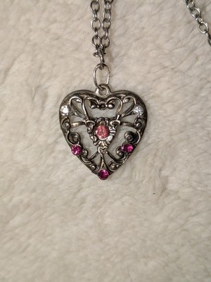 Lot Of Homemade Silvertone Necklaces