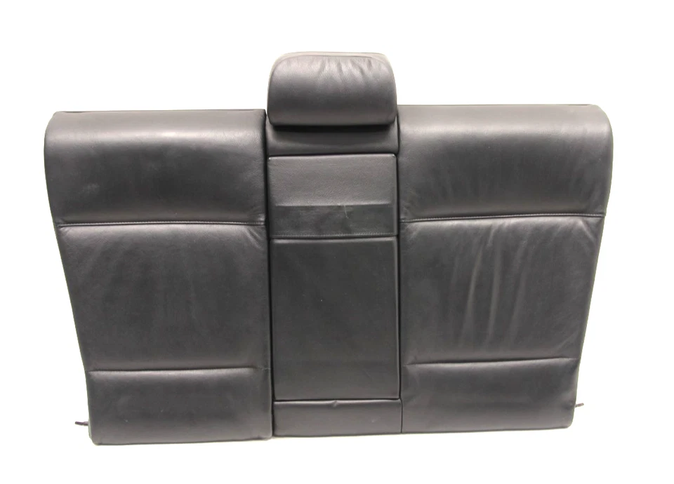 BMW OEM E46 99-06 ZHP TRASERO IZQUIERDO Y DERECHO NEGRO MONTANA CUERO RESPALDO ASIENTO SUPERIOR Foto 2 de 4