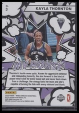 2025 Donruss WNBA #3 Kayla Thornton My House Orange Laser #/399