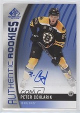 2017-18 SP Game Used Authentic Rookies Blue Auto Peter Cehlarik #136 Auto 0a3