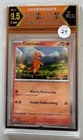 Pokémon TCG Charmander 007/091 Sv: Paldean Fates Reverse Holo Cosmo Holo RCG 9.5
