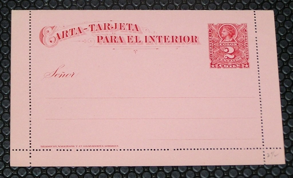 Chile H&G A1 Letter Card