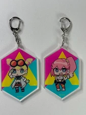 Promare Acrylic Keychain  Set Lucia Fex Aina Ardebit