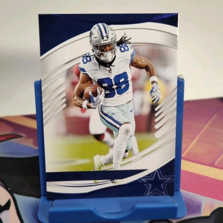 2025 Panini Absolute CeeDee Lamb #29 Blue Dallas Cowboys (Color Match)