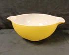 Vtg Pyrex Mixing Bowl 443 2 1/2 Qt Daisy Yellow Excellent Color Cinderella