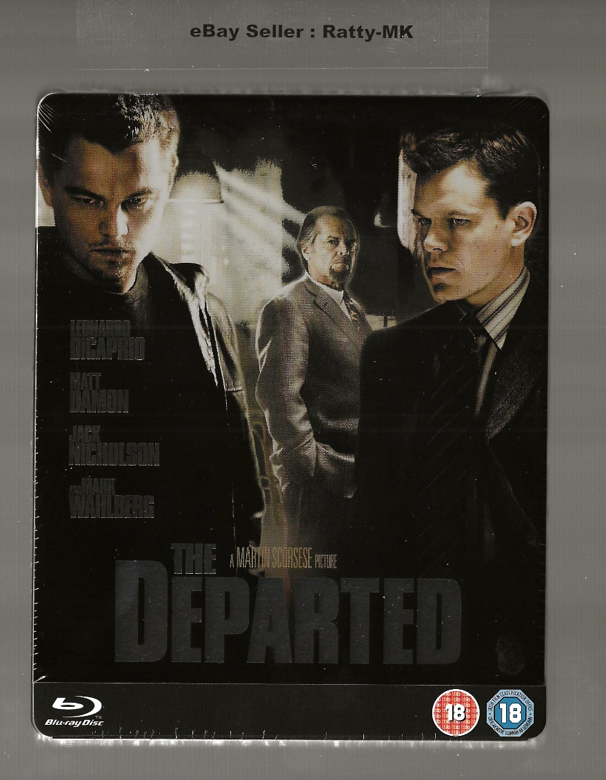THE DEPARTED - UK EXCLUSIVE BLU RAY STEELBOOK - NEW & SEALED