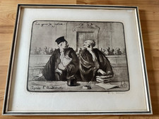 Les Gens De Justice Honore Daumier. Nummeriert Signiert