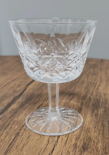 Vintage Waterford Crystal Lismore Liquor Cocktail Glass Cordial  4 1/8”H Ireland