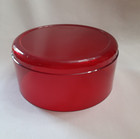 Tupperware 2062 Acrylic Ruby Red Candy Dish Stackable With Lid - Used — photo 4