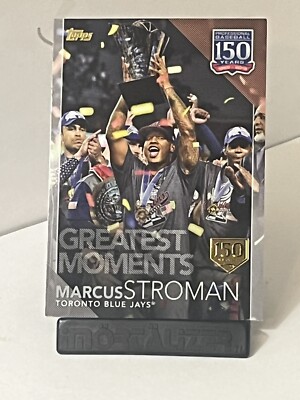 2019 Topps Marcus Stroman Greatest Moments 150 Years Gold Foil SP 8/150