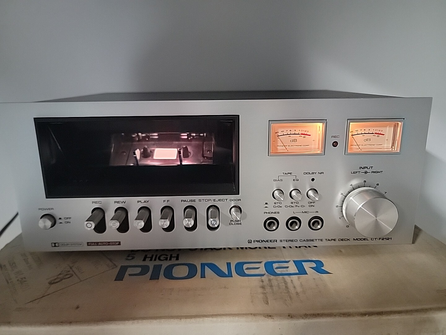 Vintage Pioneer Stereo Cassette Tape Deck Model CTF2121 eBay