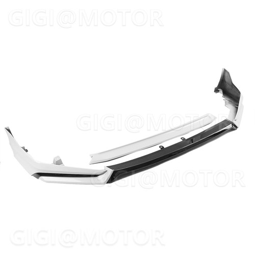 Kit divisor de labios parachoques delantero blanco perla estilo Yofer V3 para Honda Civic 2022-24 - Imagen 5 de 22