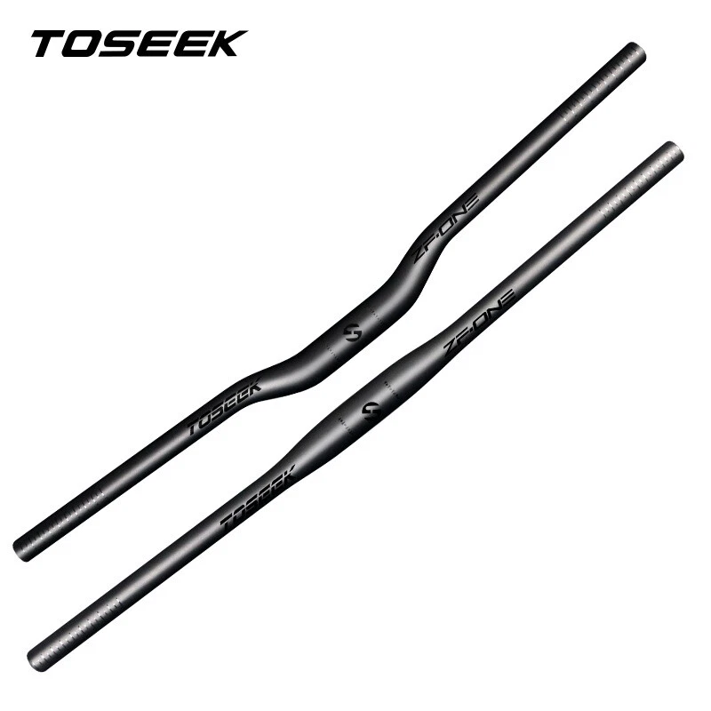 Carbon MTB Bicycle Handlebar Flat Rise Bar Mountain Bike Handlebar 580-760mm - Image 3 of 4