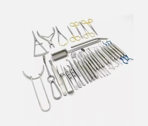 Periodontal Instruments Kit Dental Implants Surgical Orthodontics 33 Pcs - Picture 2 of 4