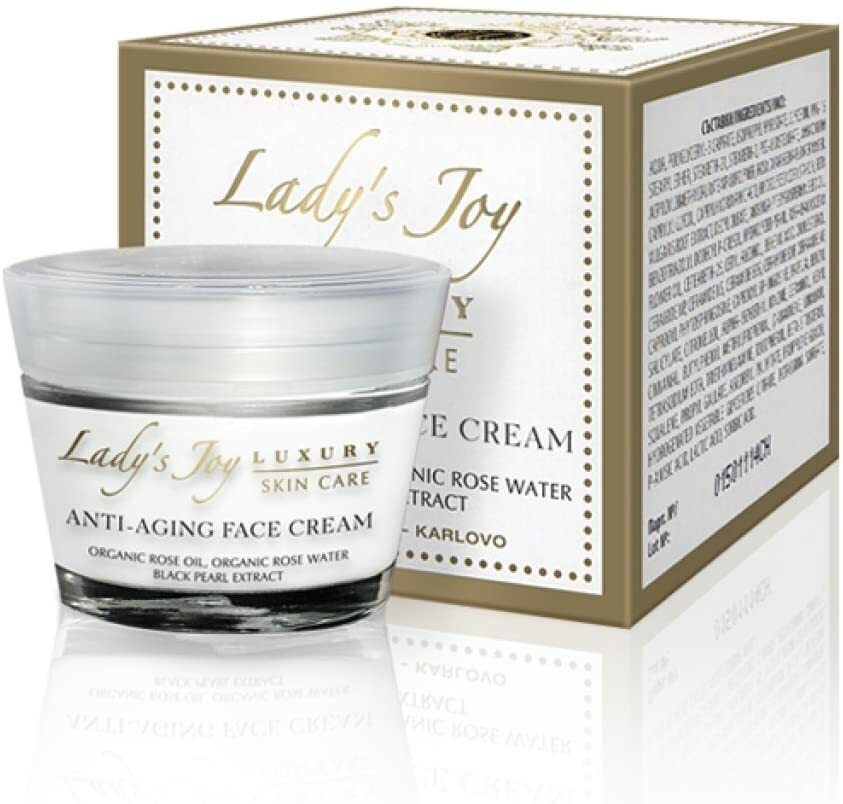 Offerta Crema Anti-Età Perla Nera e Rosa Lady's Joy Luxury 50ml