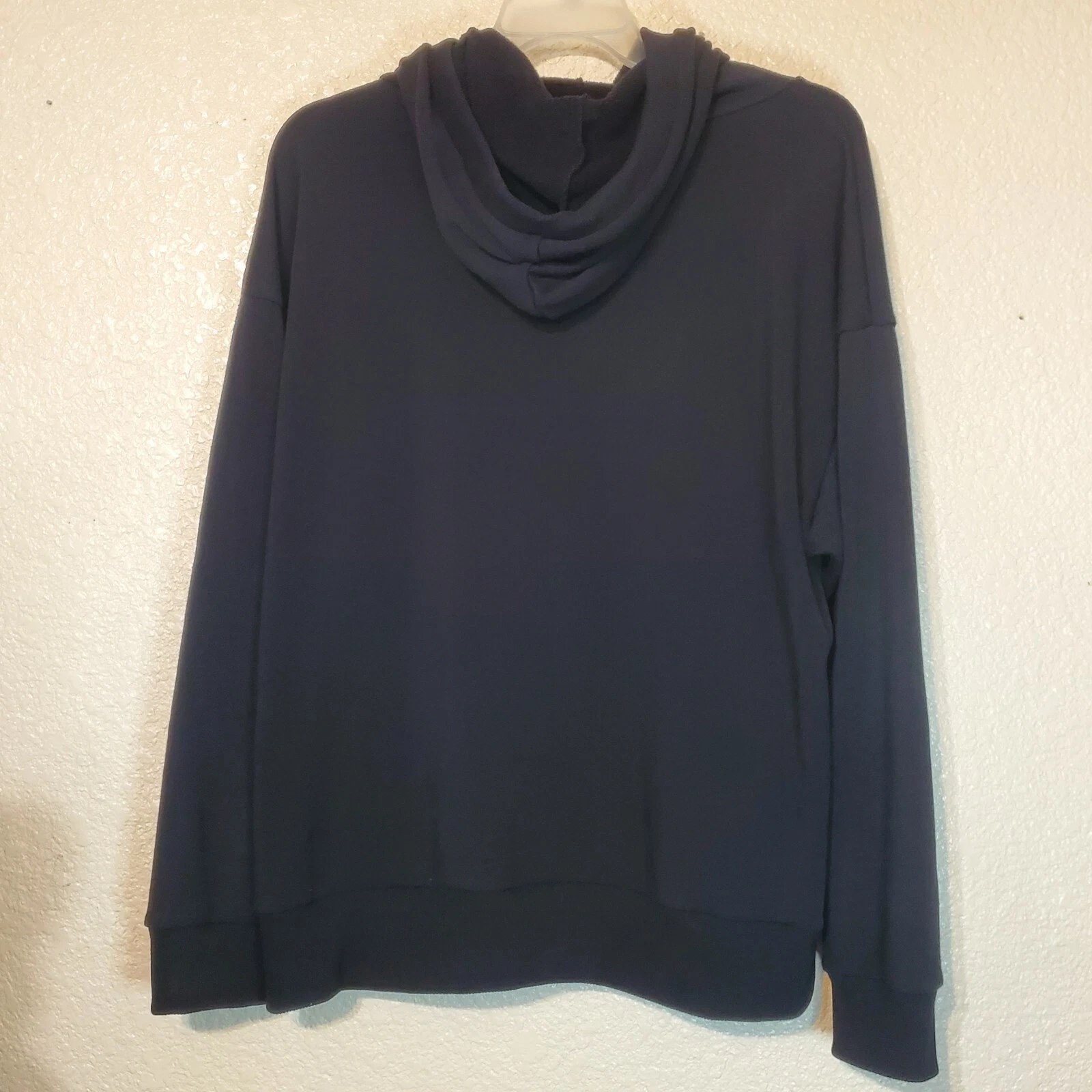 UNDERCOVER Felpa con cappuccio Victoria's Secret nera pullover in pile Bond Street London spaziosa taglia L