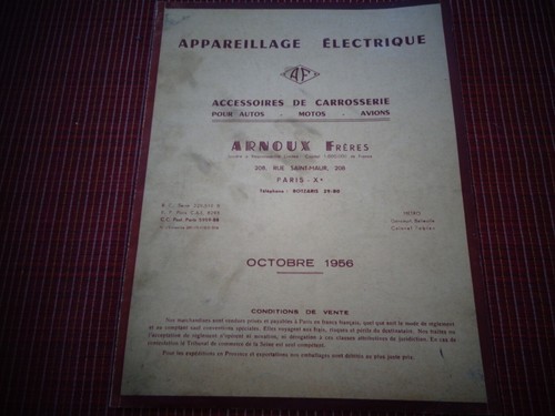 CATALOGUE D'APPAREILLAGE
