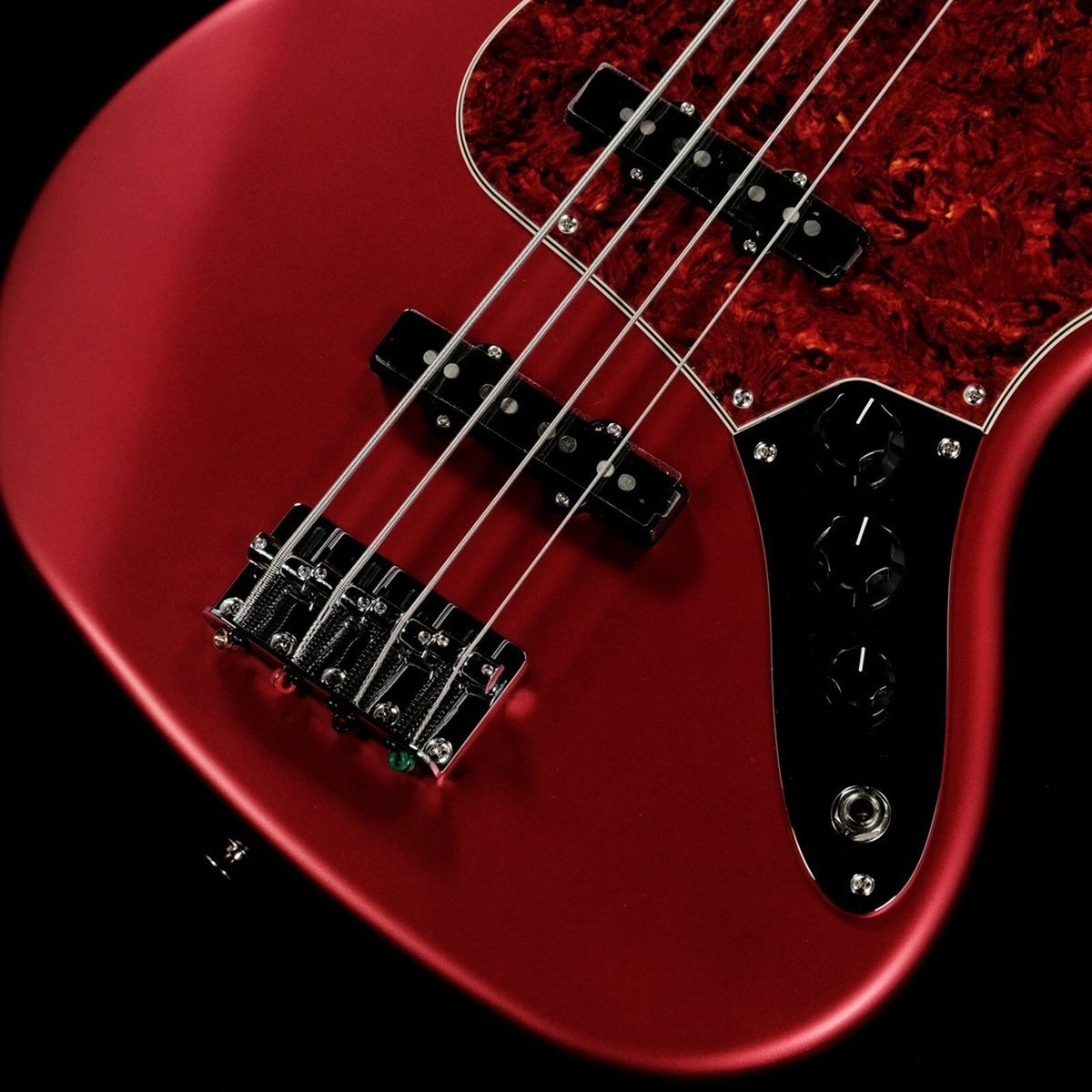 Fender FSR Hybrid II Jazz Bass Satin Candy Apple Red MH NEW | eBay